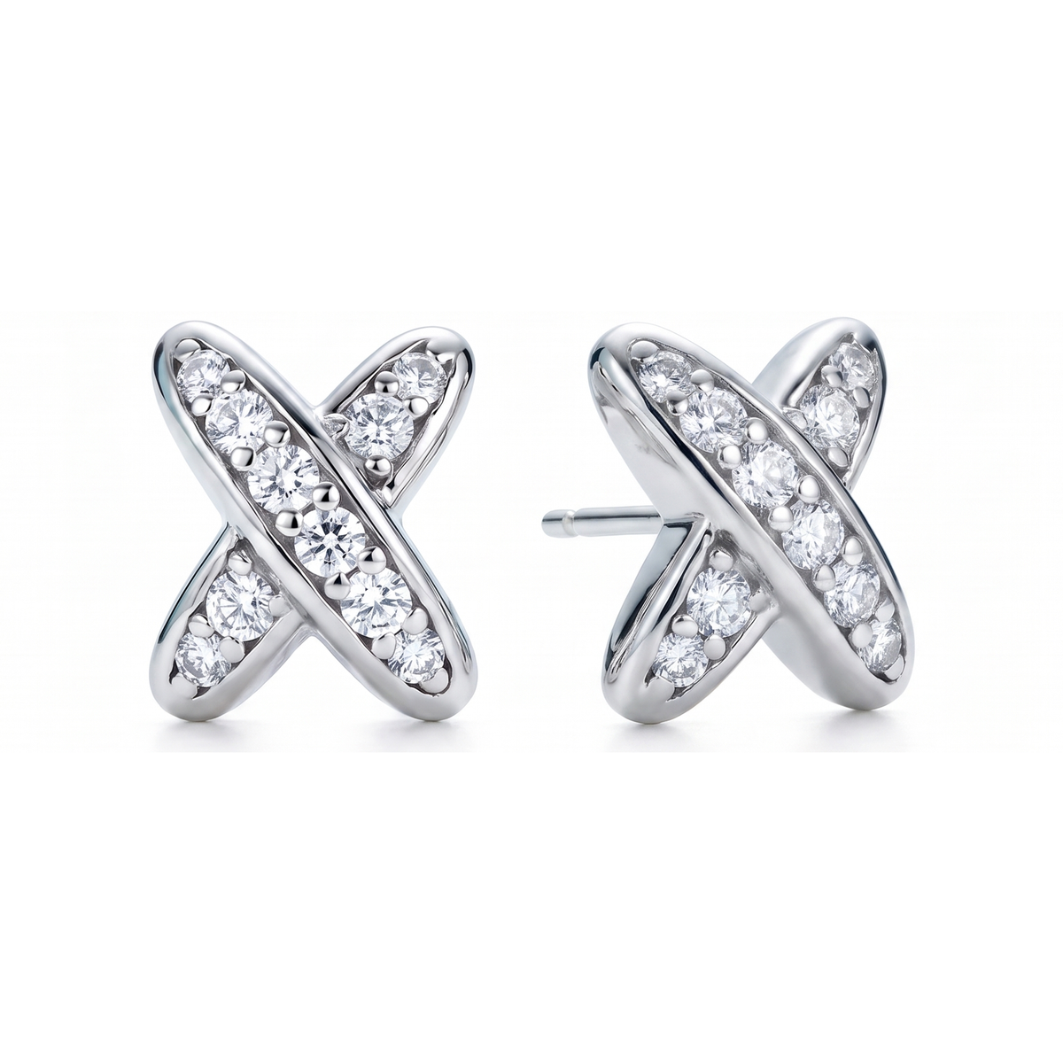 Silvaplana Earrings - front and angled view