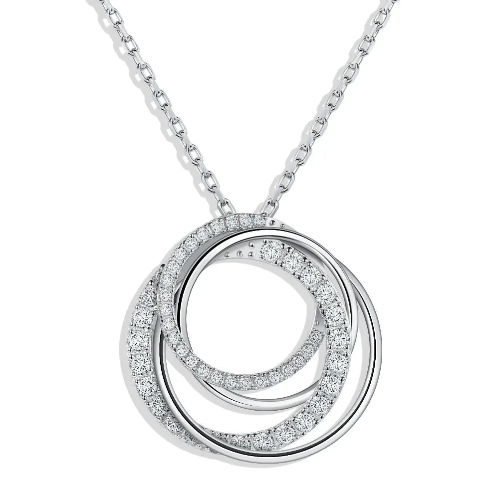 Sion Necklace by Meri Jaan — lab-grown moissanite necklace, product photo