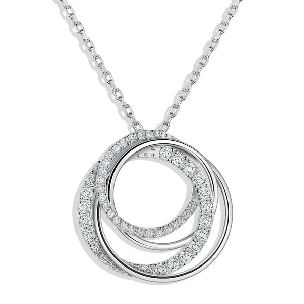 Sion Necklace by Meri Jaan — lab-grown moissanite necklace, product photo