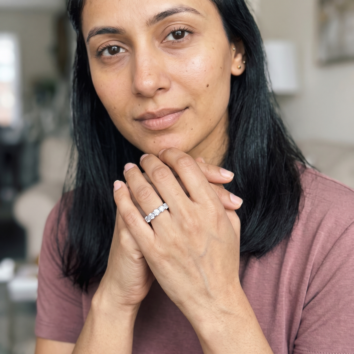Sion Ring worn by model