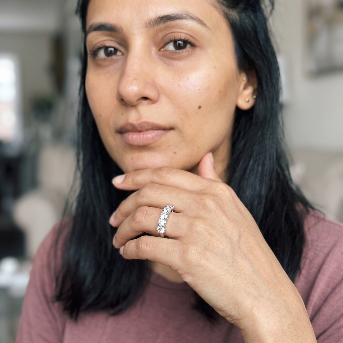Sion Ring worn by model