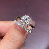 Thurgau Rings by Meri Jaan — lab-grown moissanite ring, product photo