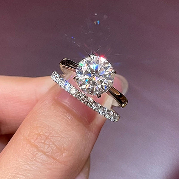 Thurgau Rings by Meri Jaan — lab-grown moissanite ring, product photo