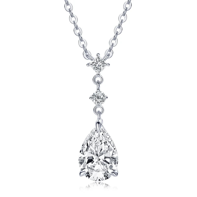 Ticino Necklace by Meri Jaan — lab-grown moissanite necklace, product photo