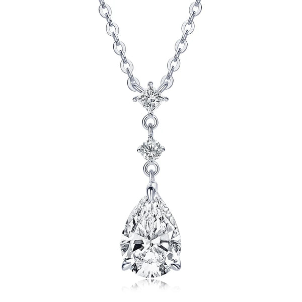 Ticino Necklace by Meri Jaan — lab-grown moissanite necklace, product photo