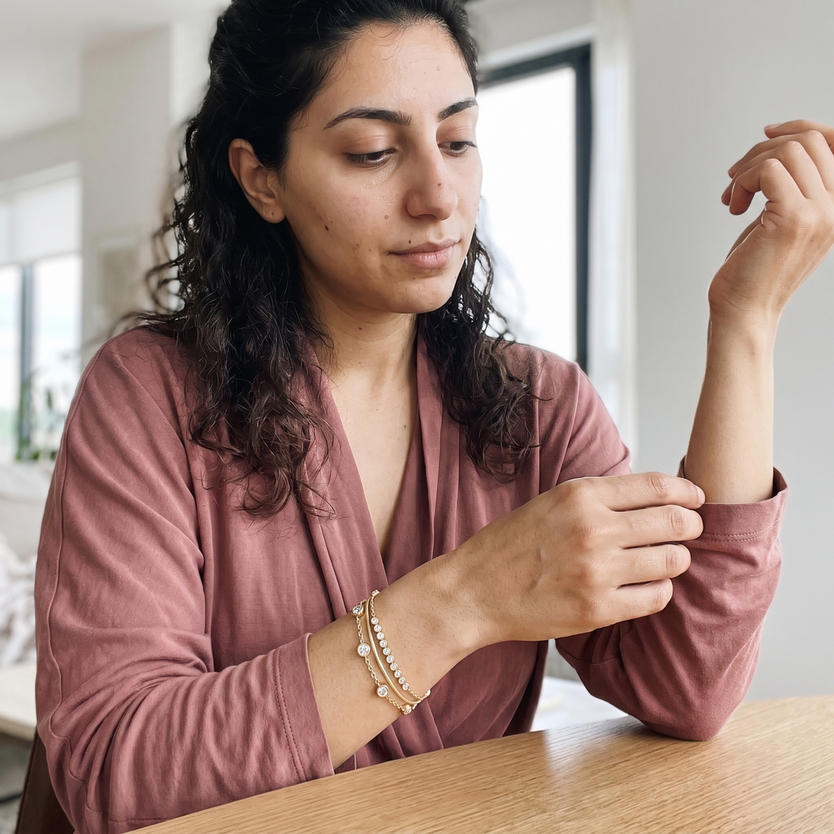 Walenstadt Bracelet worn by model