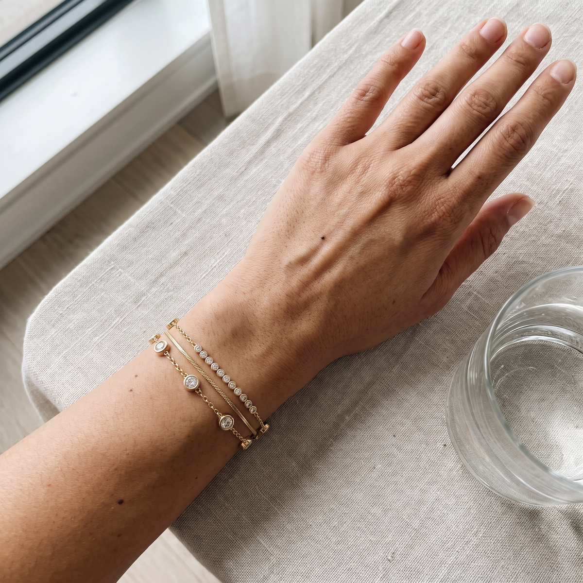 Walenstadt Bracelet worn by model