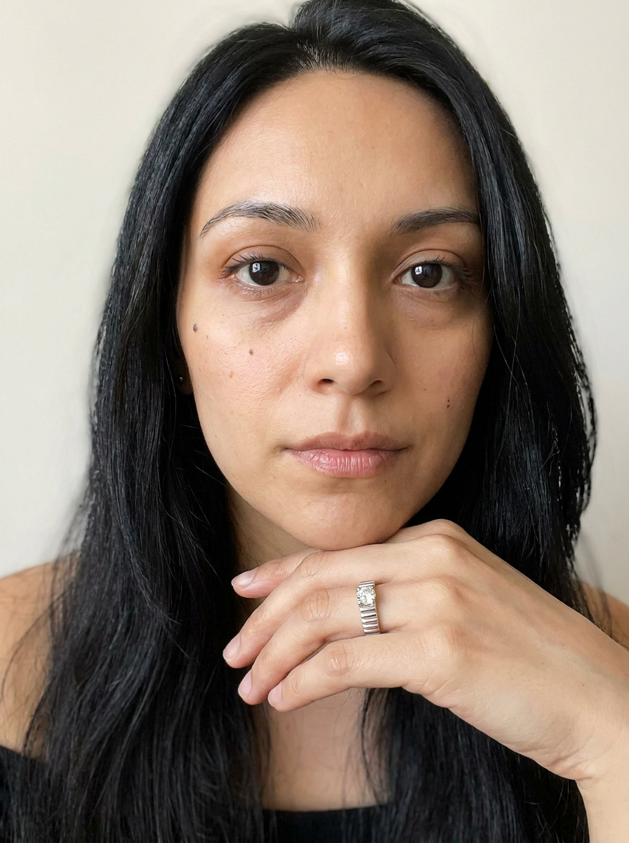 Werdenberg by Meri Jaan — lab-grown moissanite jewellery, worn by model