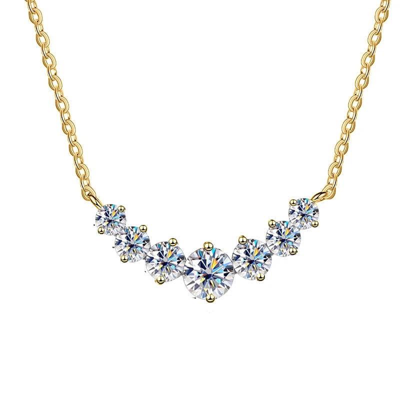 Zermatt Necklace by Meri Jaan — lab-grown moissanite necklace, product photo