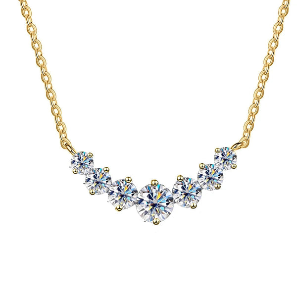 Zermatt Necklace by Meri Jaan — lab-grown moissanite necklace, product photo