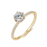 Zug Ring by Meri Jaan — lab-grown moissanite ring, product photo