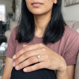 Zug Ring worn by model