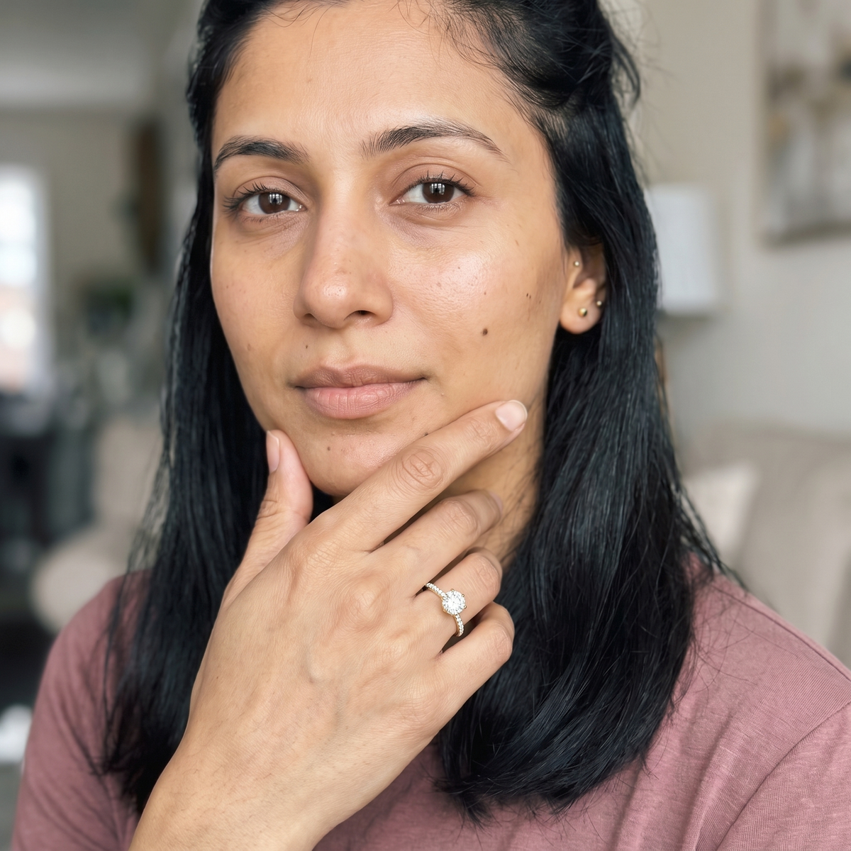 Zug Ring worn by model